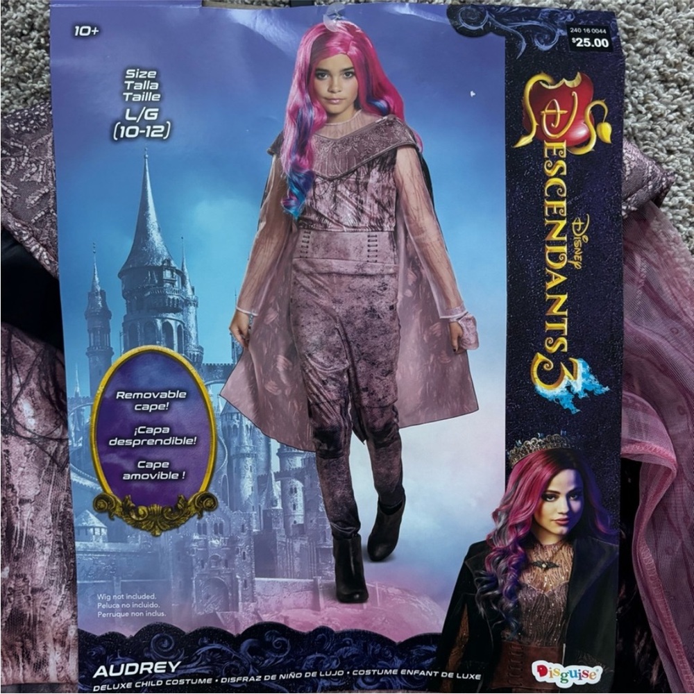 Disney Descendants 3 Audrey Costume - Pink and Black